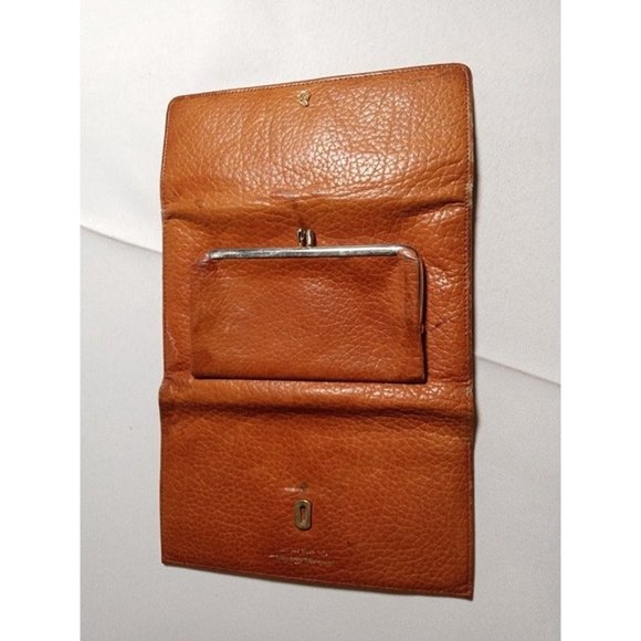 Princess Gardner Full Grain Cowhide Leather Wallet -Multiple‎ Flaws (6a5) - Picture 5 of 9